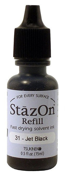 StazOn - Jet Black Inker Refill