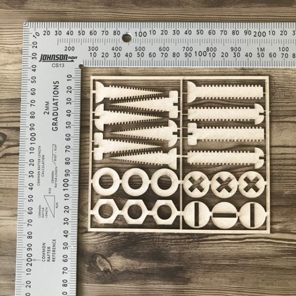 Screws Nuts and Bolts Set