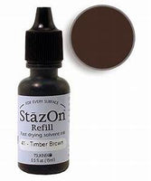 Timber Brown StazOn Refill Ink